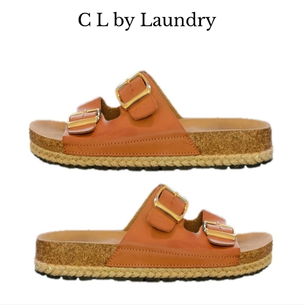 CL by Laundry Sandal Slides Size 8 - Picture 1 of 9